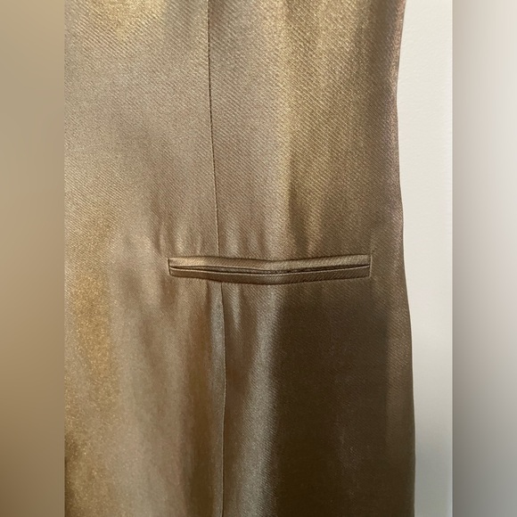 NEW Reformation Citron Mini Sleeveless Dress Brown Bronze | US 2 UK 6 - Picture 9 of 14